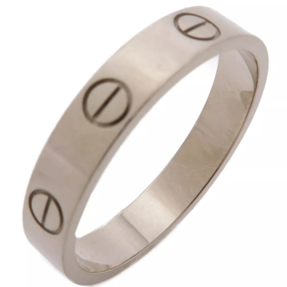 💎✨AUTHENTIC ✨💎LOVE RING WHITE GOLD CARTIER - Picture 9 of 11